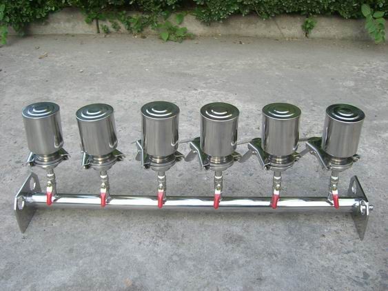 供应不锈钢六联式串联过滤器